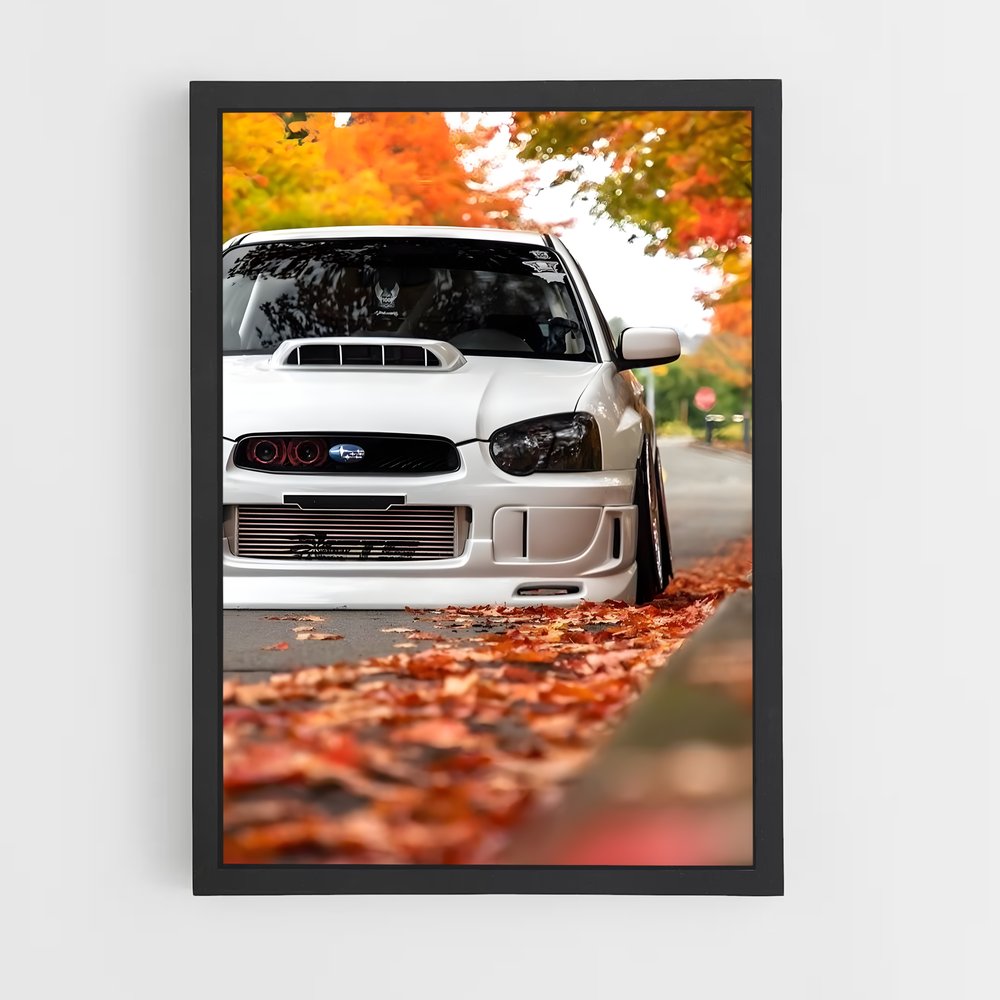 Poster splendide Subaru Impreza WRX STI (vue 2)